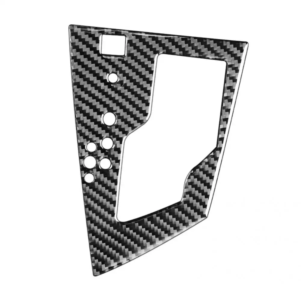 

Lightweight Universal Carbon Fiber Gear Shift Knob Panel Trim Eco-friendly Frame Trim Cover Durable