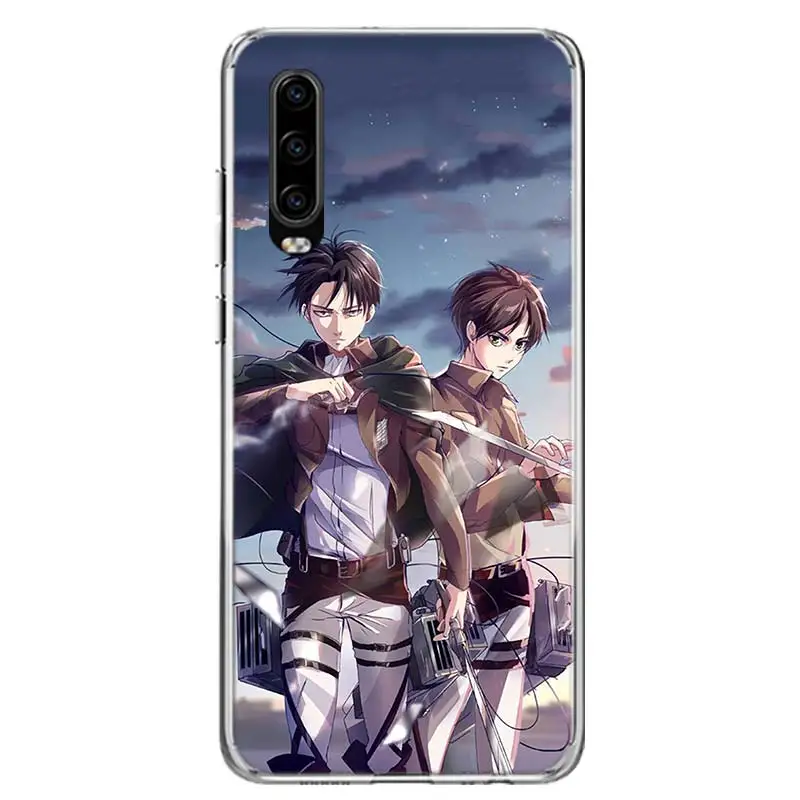 

Attack On Titan Levi Phone Case For Huawei P30 P40 P20 P10 Mate 30 20 10 P Smart Z Lite Pro Plus + 2019 Cover Coque Shell