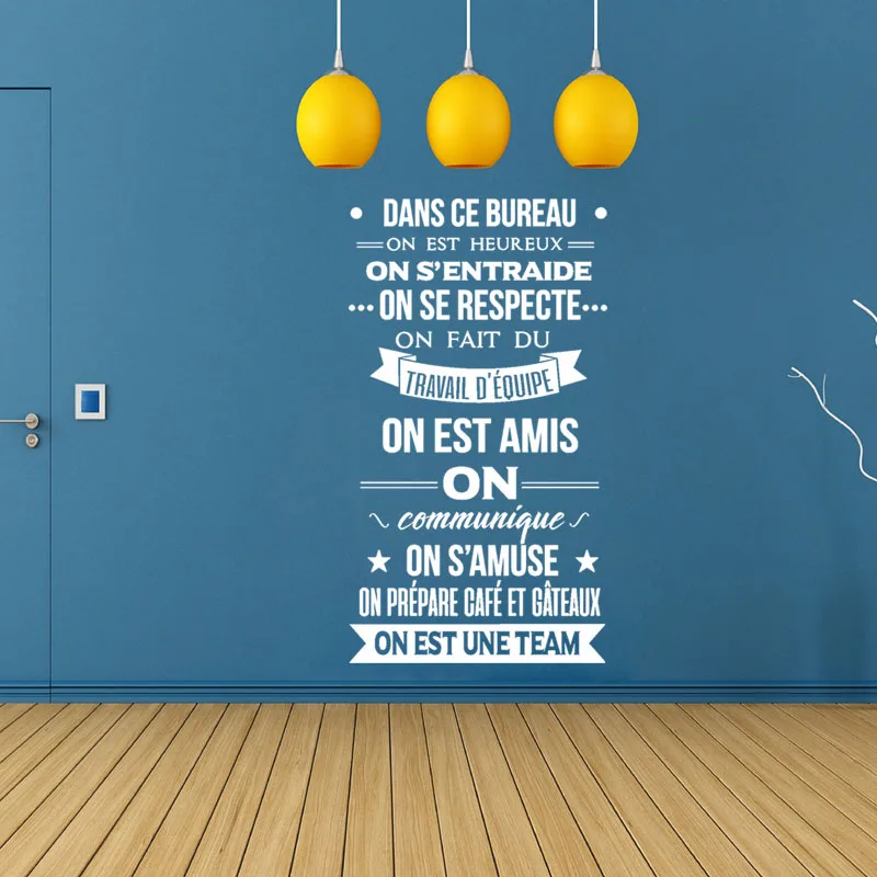 Наклейка для цитации в Европейском бюро наклейка офисной стены украшение дома 33