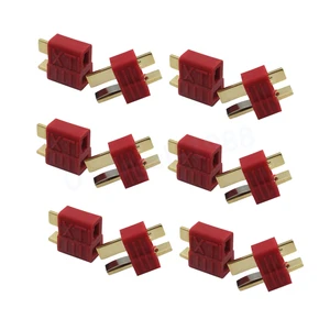 20pcs Anti-skidding Deans Plug T Style Connector Female / Male for RC Lipo Battery ESC Rc Helicopter (10pair)
