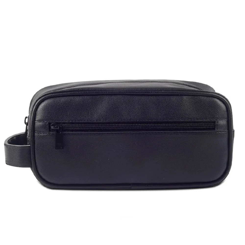 Новая простая косметичка из искусственной кожи водонепроницаемый Органайзер
