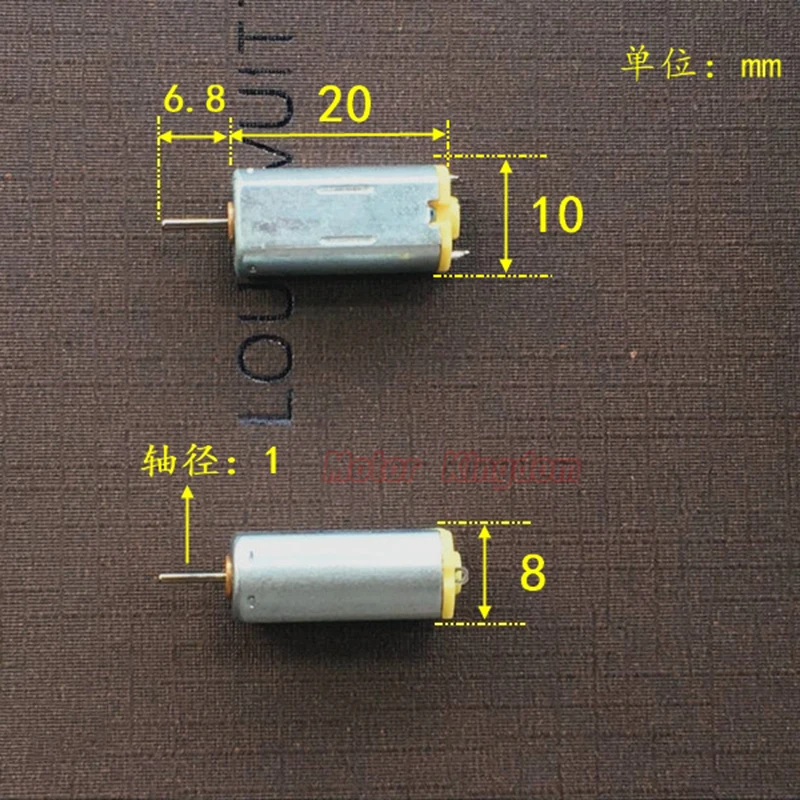 8 мм * 12 20 Мини OT FF M30 двигатель DC1.5V ~ 6V 14000RPM высокоскоростной маленький мини DC мотор