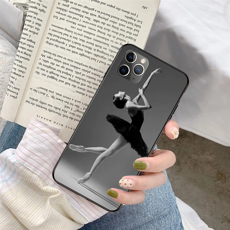 

Beautiful Ballet Dancer Ballerina En Pointe Balle Phone Case for iPhone 8 7 6 6S Plus X xs 11pro max 5S 12pro max Cover
