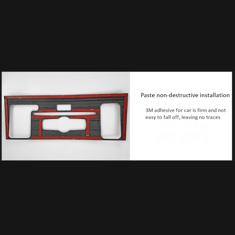 

Car Stainless Steel Center Console CD Air Conditioning Panel Frame Cover Trim for Mercedes Benz GLK X204 2008-2015