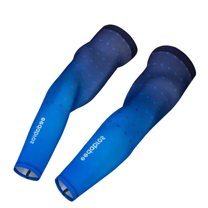 Велоспорт Солнцезащитный крем анти-УФ рука рукава ледяной шелк Баскетбол