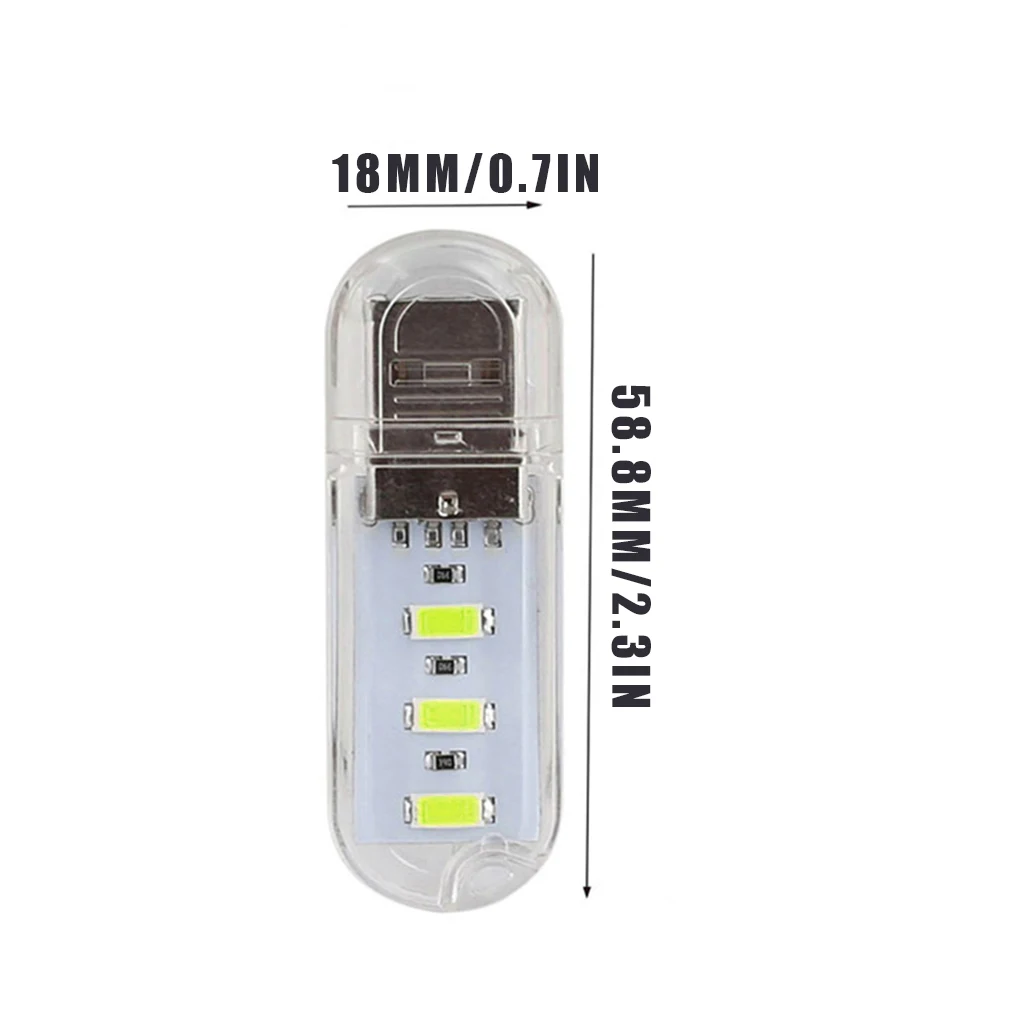 3/8 светодиодов светильник s Mini Portable USB LED Book DC5V ультра яркая лампа для чтения