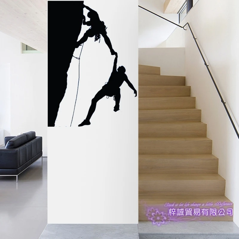 

Rock Climbing Wall Sticker Vinyl Climber Wall Decals Pegatina Decor Mural Home Decoration Extreme Sports Climbing Car Decal