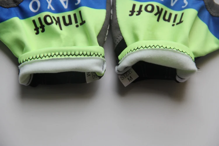 Зимние велосипедные перчатки TINKOFF, тепловые ветрозащитные теплые флисовые гелевые длинные спортивные перчатки с сенсорным экраном, Флуоресцентный цвет, перчатки на весь палец