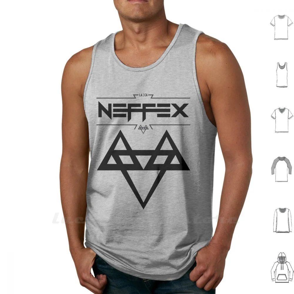 

Neffex 2 логотип черные майки жилет без рукавов Neffex Merch Band Merch Neffex Music Neffex Nation Neffex