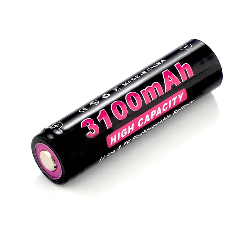 2xSoshine Li-Ion 18650 3 7 V 3100mAh защищенная перезаряжаемая батарея чехол перезаряжаемые