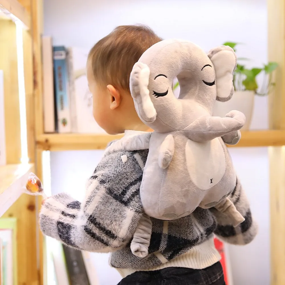 

Large Baby Head Protection Pad Toddler Headrest Pillow Neck Cute Cartoon Animal Nuring Drop Resistance Cushion