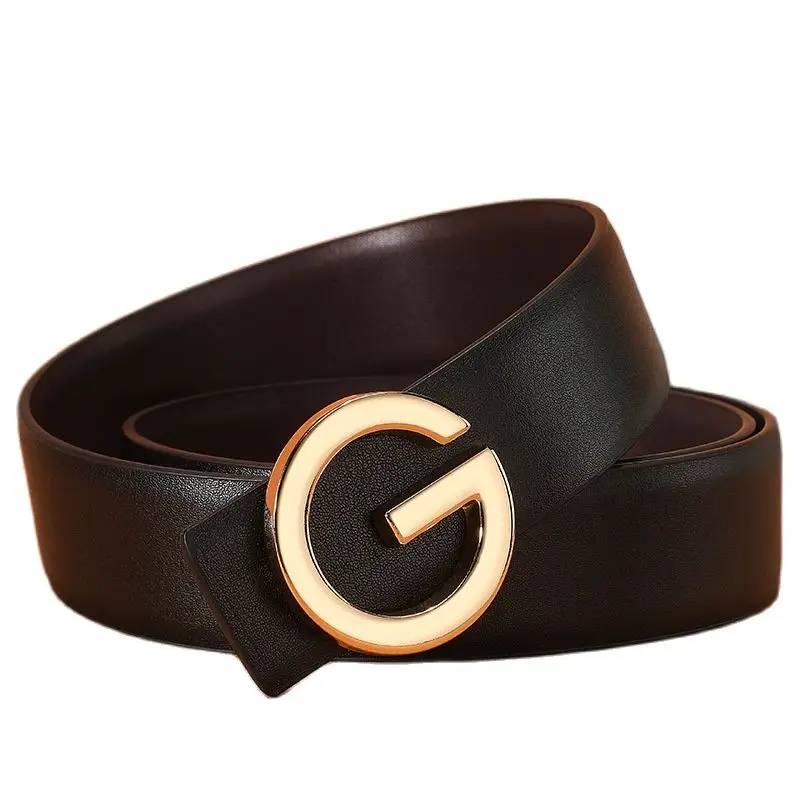 

VIP Customer Customize High-End Quality Business Genuine Leather Cowskin Belts B106T