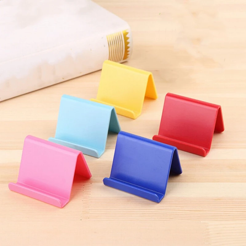 

2pcs Universal Candy Mobile Phone Accessories Portable Mini Desktop Stand Table Cell Phone Holder For IPhone Samsung Xiaomi