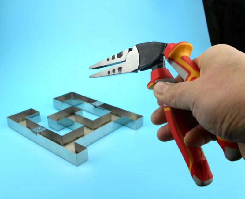 U-образная изогнутая ручка из нержавеющей стали металлический канал письмо