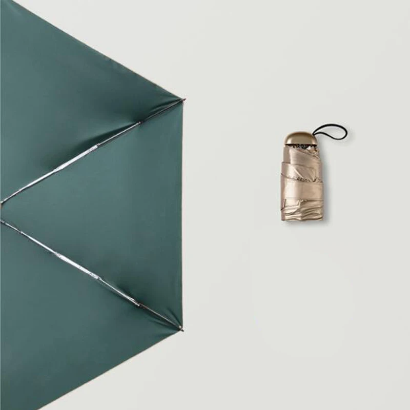 Легкий модный Зонт от дождя женский подарок карманный мини-зонтик для девушек