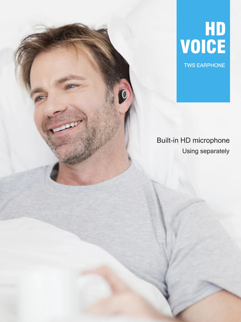 Сенсорный экран 3D Мода с глубоким басом наушники стерео звук Беспроводной Bluetooth V5.0 гарнитура Портативный TWS вкладыши Наушники с зарядный чехол