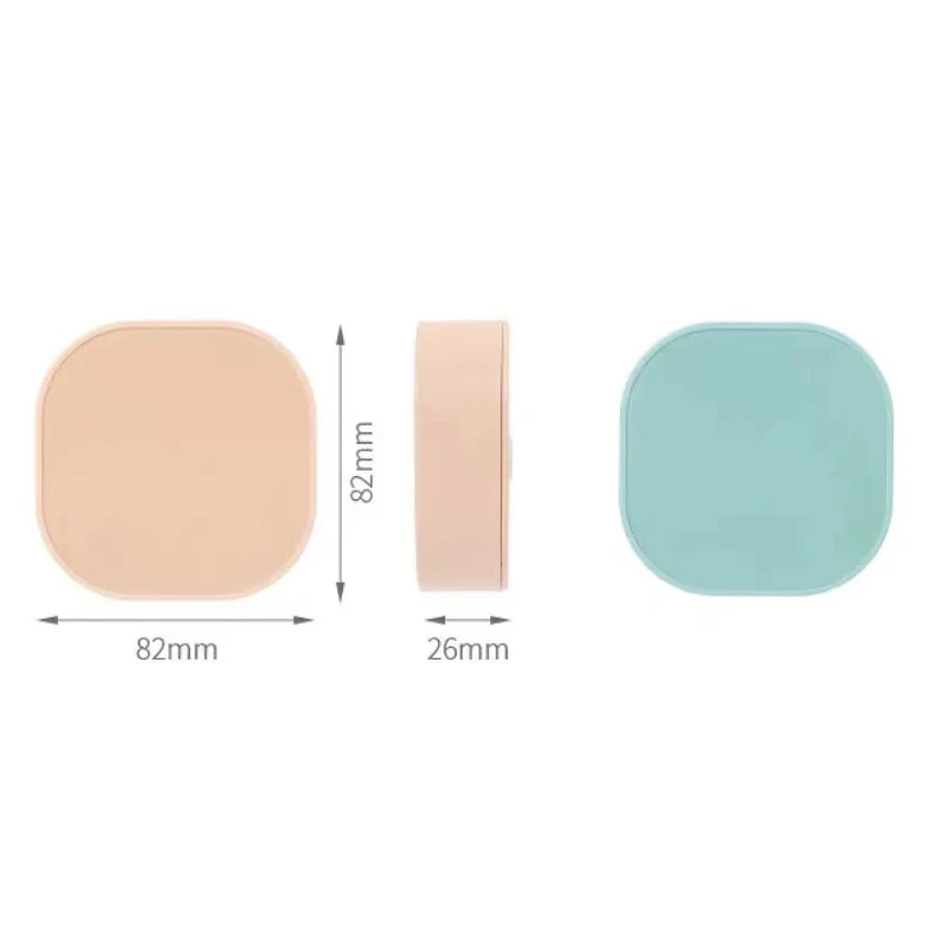 

Mini Square Silent Bedside Alarm Clock USB Intelligent Temperature Sensing Magnetic Attraction Luminous Wall Clock Desk Decor