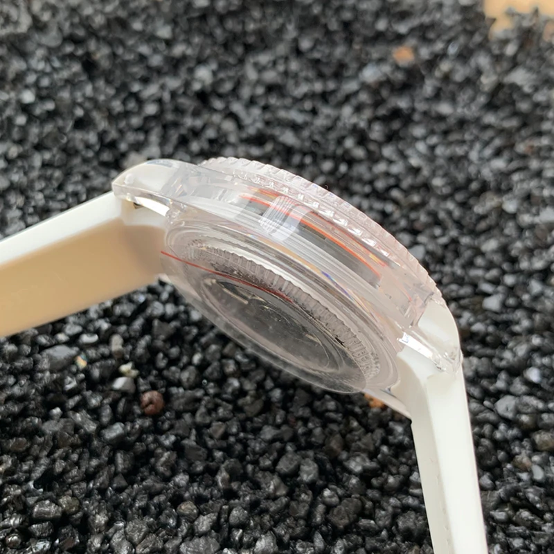 Мужские автоматические механические наручные часы NH35 Move Men t relojes mecanicos акриловый