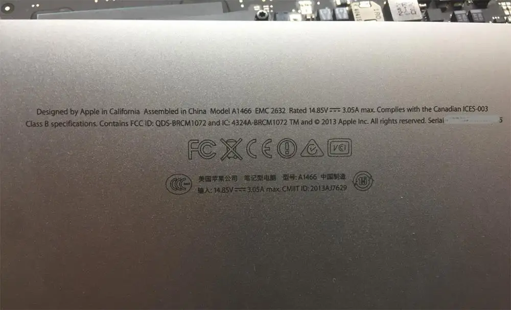 Карта EFI BIOS для MacBook Air 13 дюймов 2013/2014 A1466 820 3437 EMC2632 разблокированная прошивка