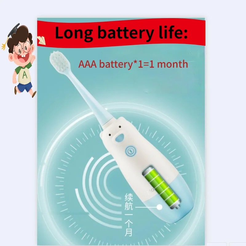 

Children's electric toothbrush3--12 children electric toothbrush children's toothbrush tooth brush vegan dual clean Sonis