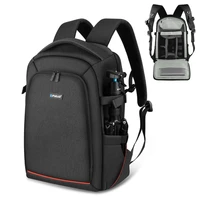 puluz outdoor camera bag men portable waterproof scratch proof len backpack dslr digital for canon sony accessories tripod case