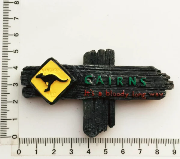 Австралийский мир путешествия сувенир кенгуру Имитация древесины