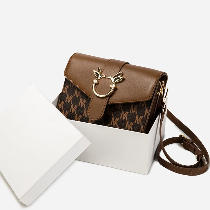 

2021 Новая модная сумка-мессенджер через плечо, маленькая квадратная сумка, сумка-мессенджер через плечо для женщин