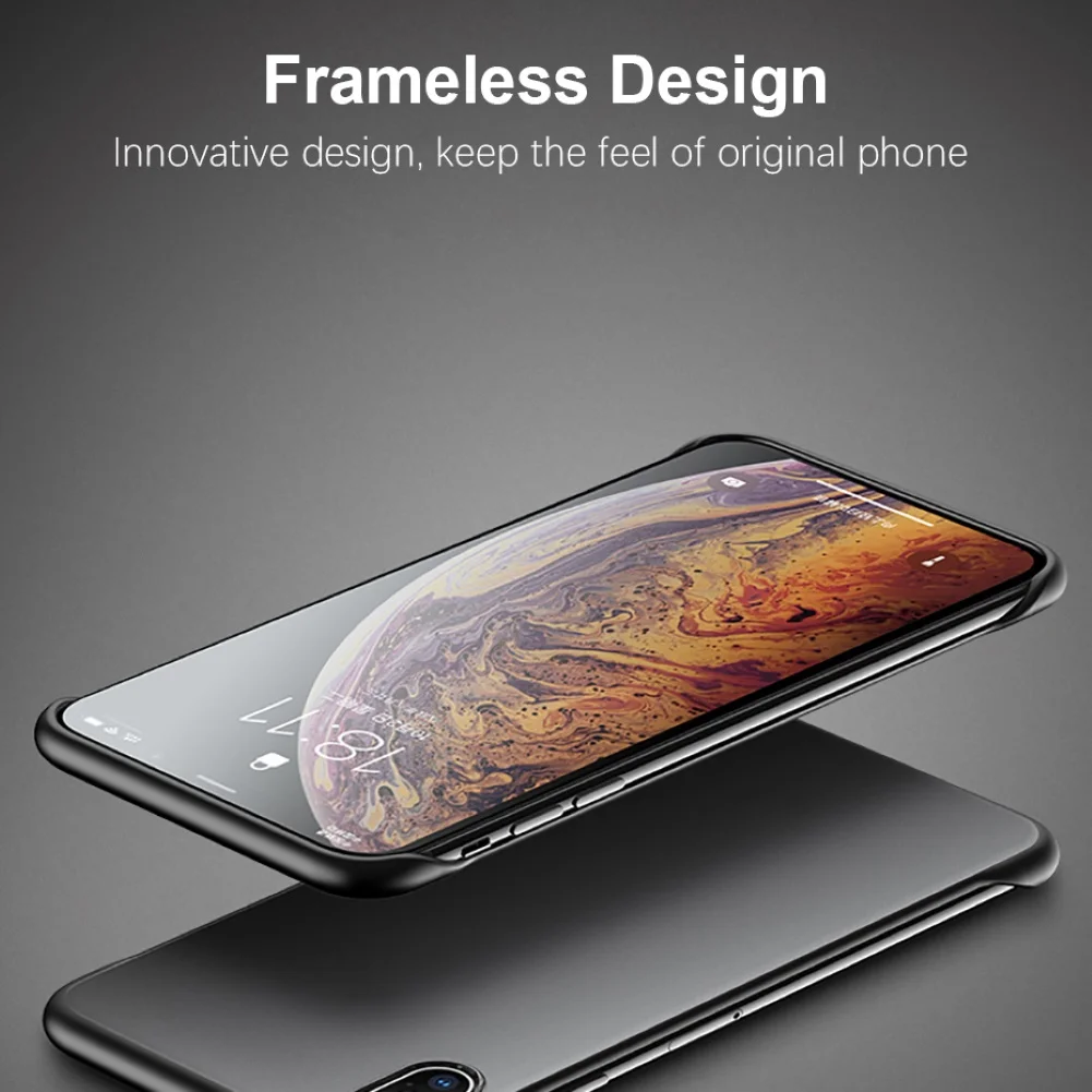 Матовый чехол для телефона без рамки противоударный iPhone X XR XS Max 11 Pro защитный с ремешком телефона|Бамперы| |