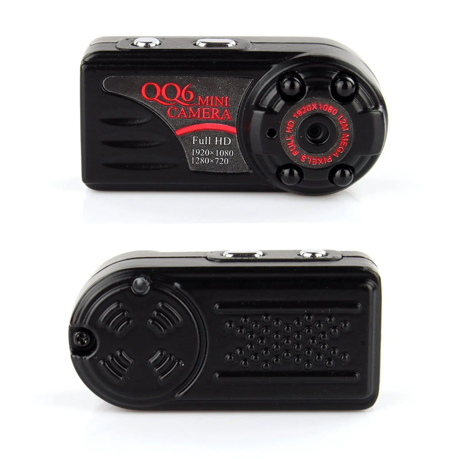 Full HD 1080P Mini DV QQ6 HD 12 МП Спортивная мини DV камера широкоугольная камера с ИК ночного видения Montion Dection мини-камера