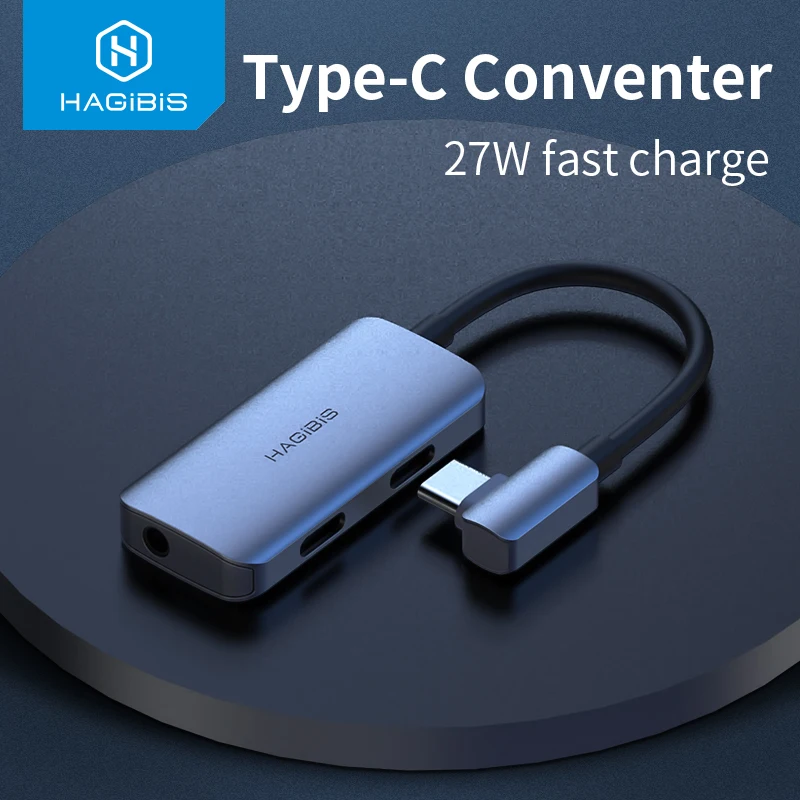 Адаптер для наушников от USB C к 3 5 мм адаптер быстрой зарядки PD аудио Huawei P30 pro Xiaomi