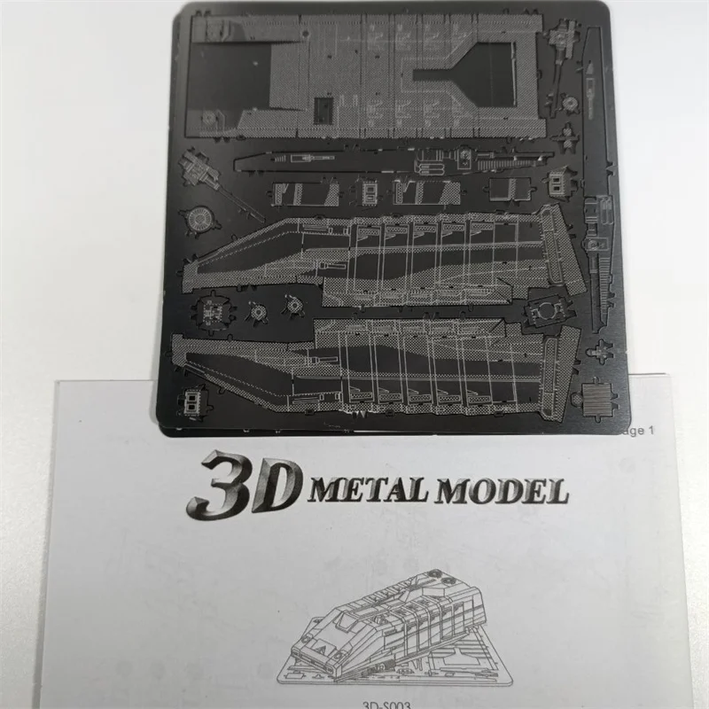 Металлический 3D-пазл в виде танка для автомобилей лазерная вырезка | Игрушки и