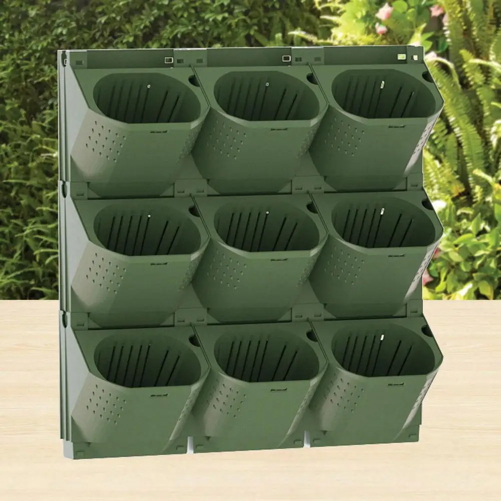 Outdoor Three-dimensional Flower Pot Greening Container Stacked Planting Box Enclosure Wall Vertical Greening Planting Trough