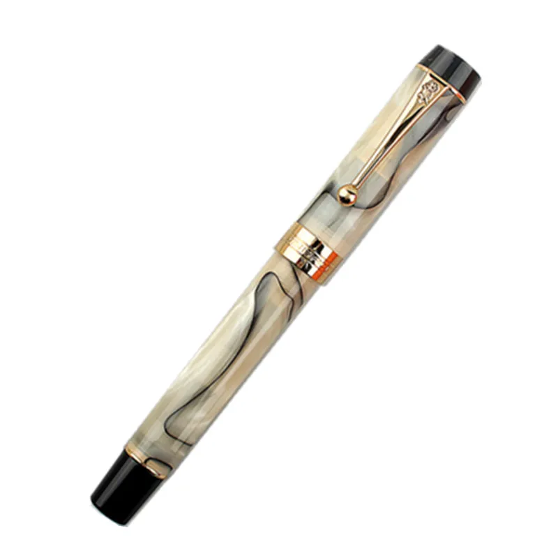 

Перьевая ручка Jinhao 100A из смолы, иридий F/M/изогнутое перо с конвертером, многоцветная чернильная ручка для бизнеса, офиса, школы