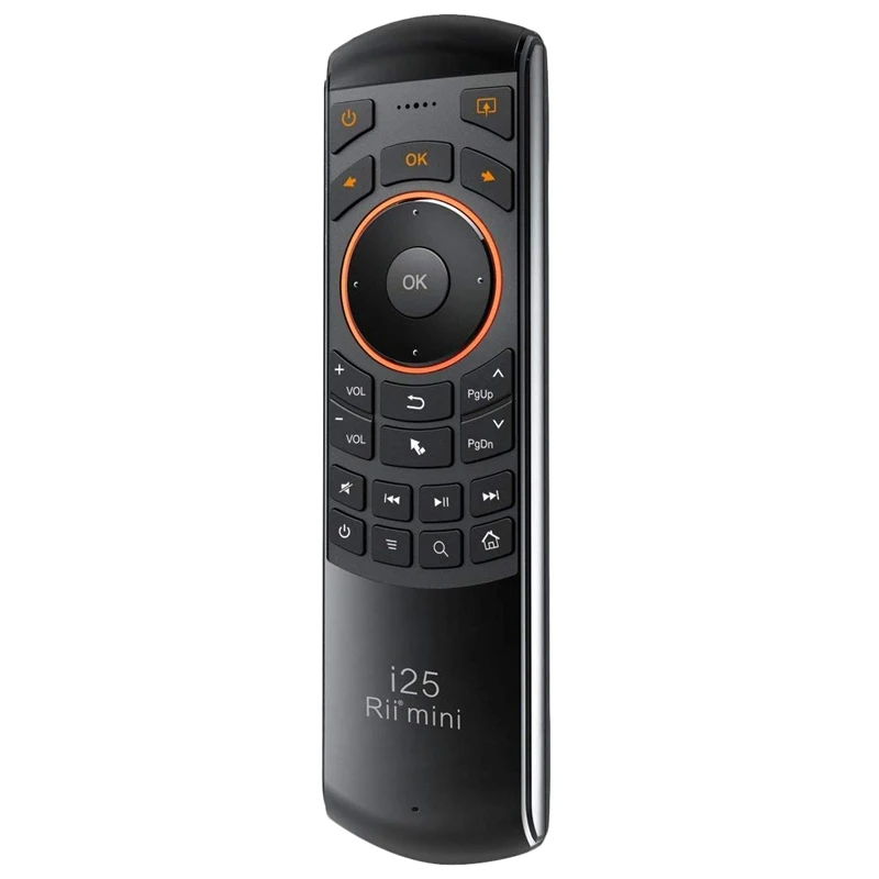Rii Mini I25 2.4Ghz Air Mouse Remote Control with Keyboard IR Learning for Smart TV Android Box IPTV PC HTPC | Компьютеры и офис