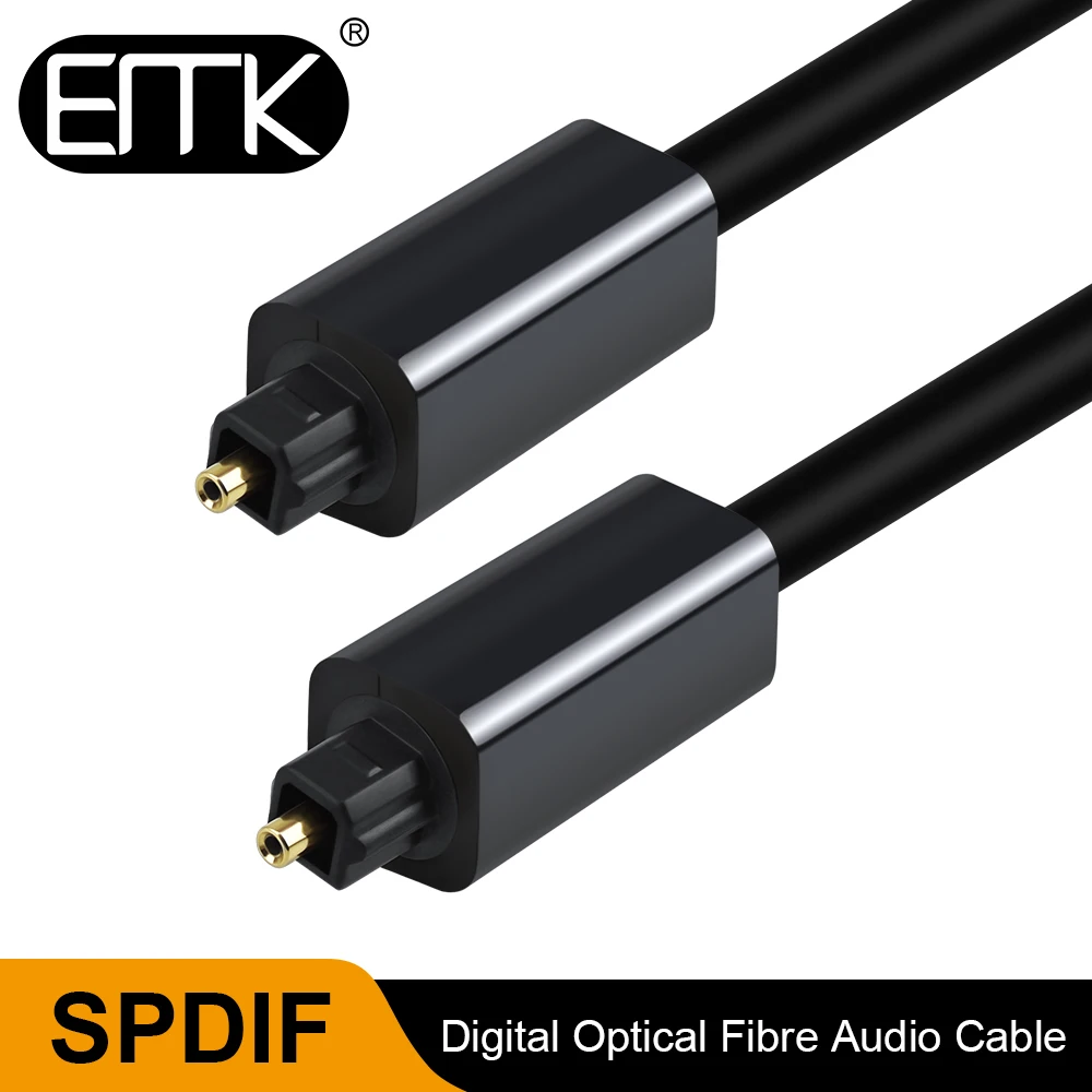 EMK Цифровой оптический аудио кабель 5 1 Toslink SPDIF м 2 3 PS4 усилитель динамика DVD ТВ