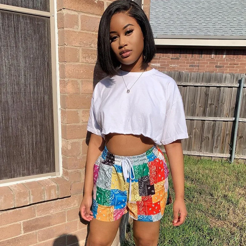 

BIIKPIIK Women Casual Shorts Mid Waist Basic All-MATCH Short Pants Summer 2021 Female Streetwear Beach Style Fashion Trousers