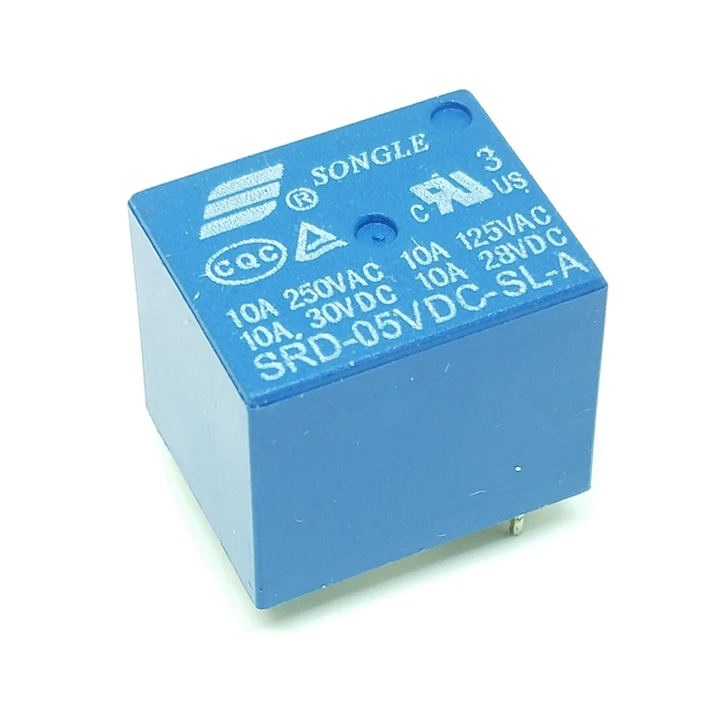Реле SRD 05VDC SL A 12VDC 24VDC 48VDC 05V 12V 24V 48V 10A 250VAC 4PIN|Реле| |