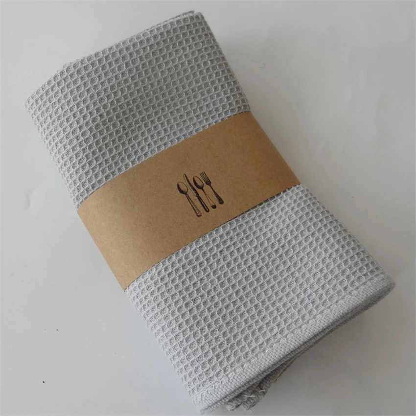 2021 Новое японское Вафельное полотенце чистый цвет хлопок впитывающие кухонные