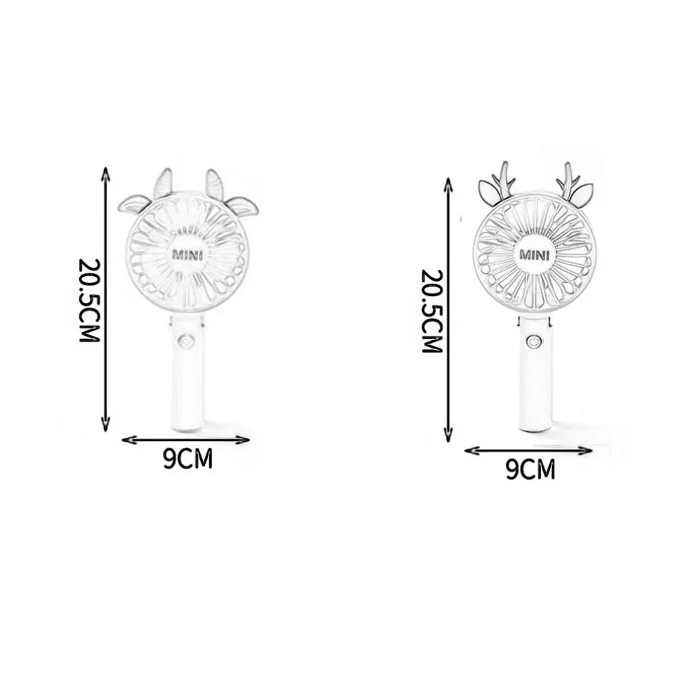 Электрический мини вентилятор usb перезаряжаемые студенческого общежития Ручной