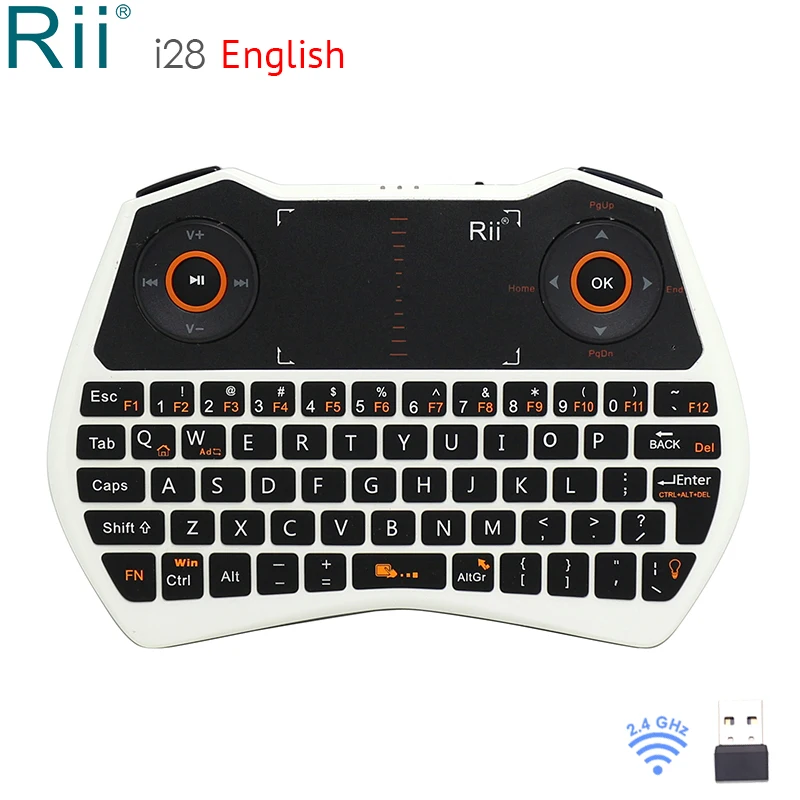 Мини клавиатура Rii i28 беспроводная с подсветкой 2 4 ггц|keyboard founder|keyboard languagekeyboard iphone |