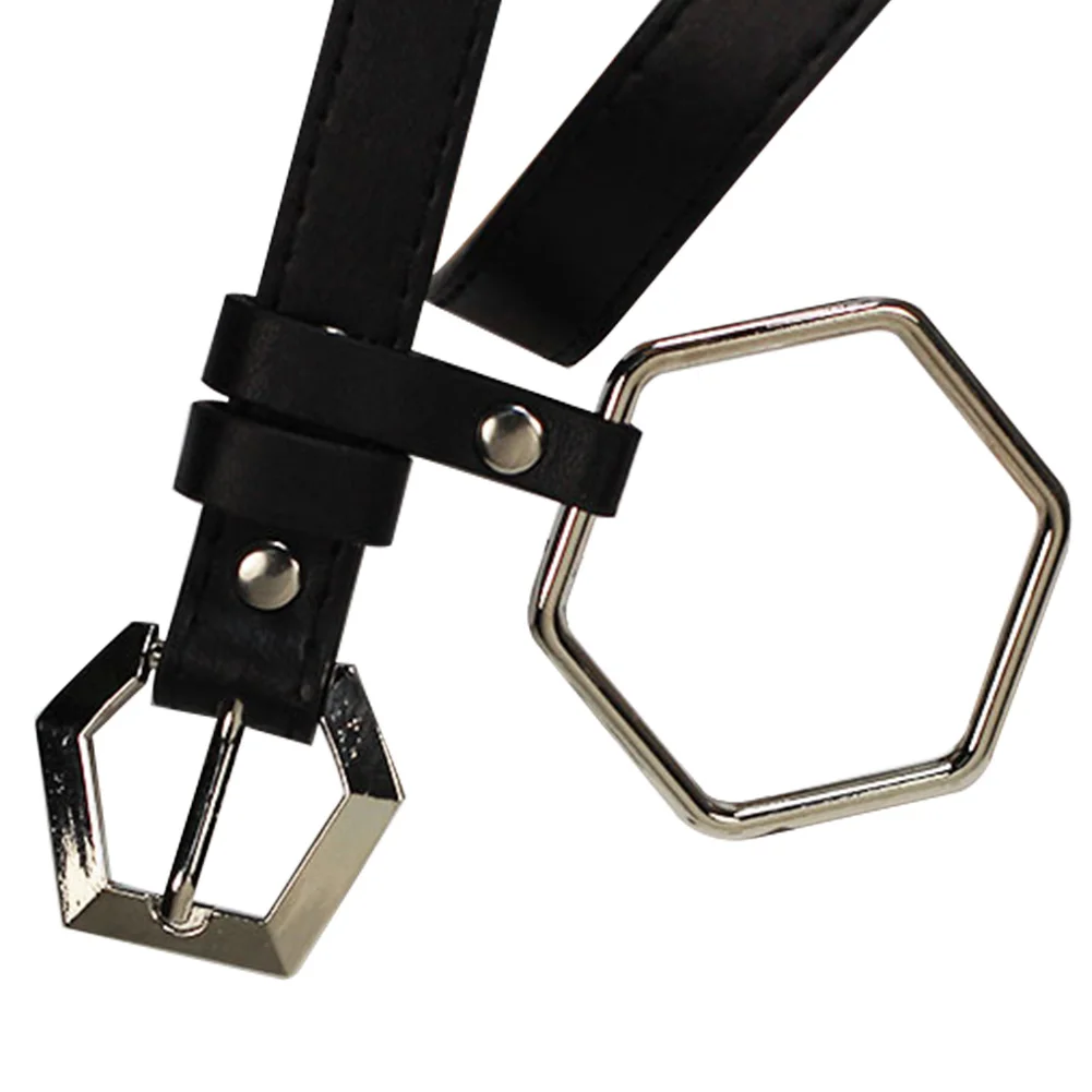 Женский Простой повседневный ремень для джинсов Модный Дикий булавка пряжка