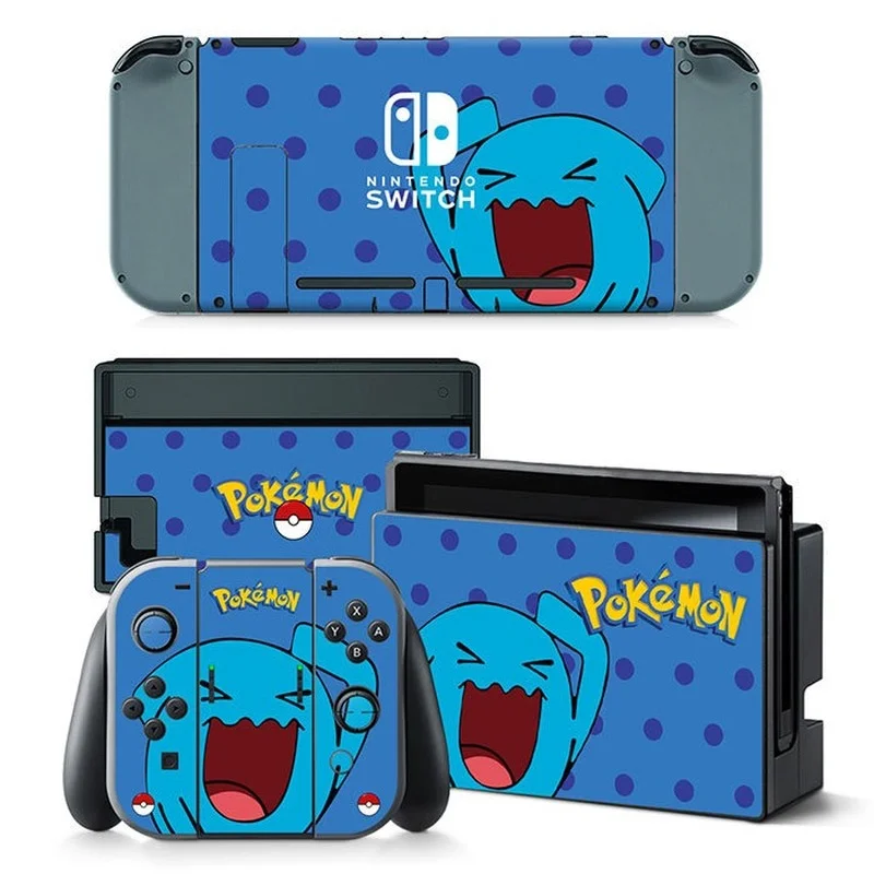 Наклейка серии Pokemon Nintendo NS Switch наклейка с Пикачу гэнгар храп покебол на все тело