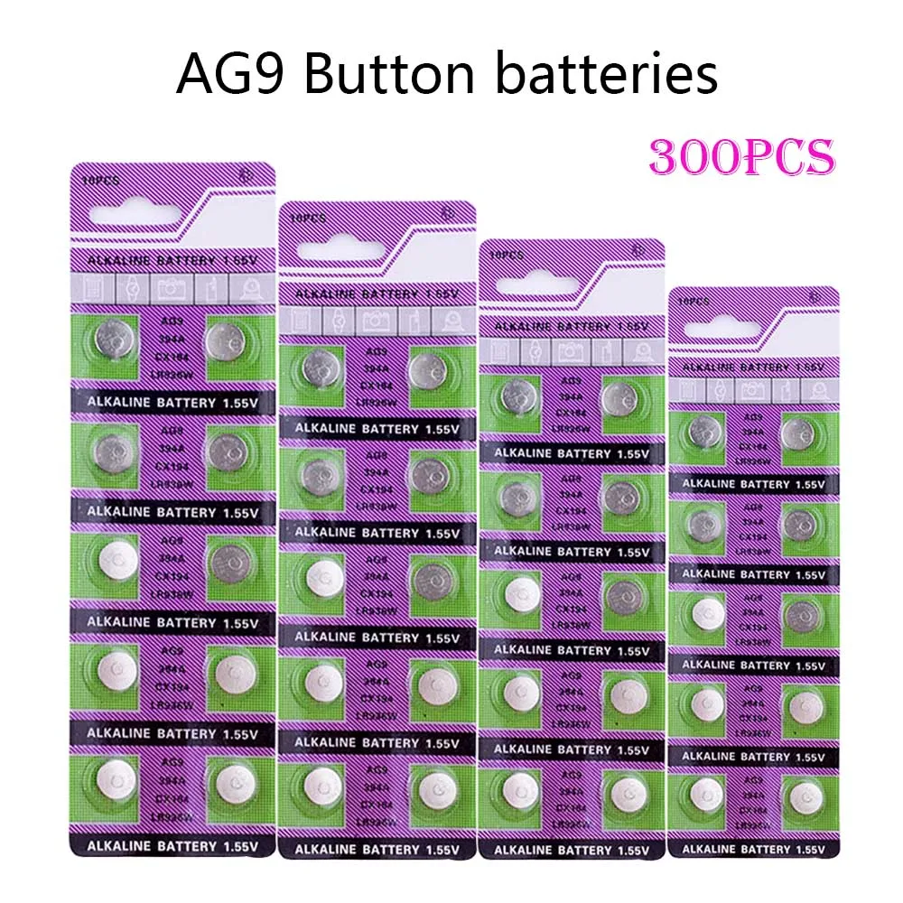 AG9 AG 9 45 мАч 300 шт. SR 936 SW часы батарея 936A 194 394 394-1 Вт 280-17x10 1 55 в Кнопочная щелочная |