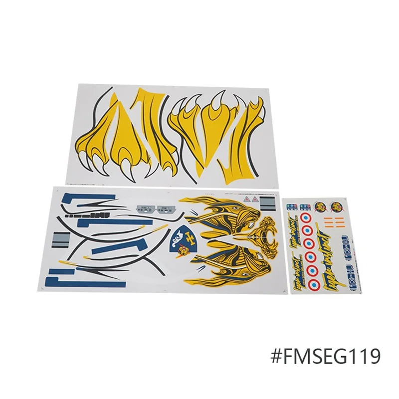 Радиоуправляемый самолёт Warbird переводная наклейка часть для FMS хобби