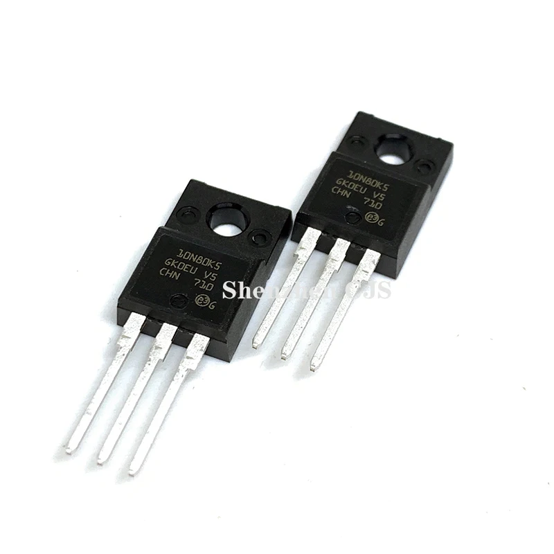 100% Оригинальный 10N80K5 STF10N80K5 MOSFET N CH 800V 9A TO 220FP|Запасные части| |