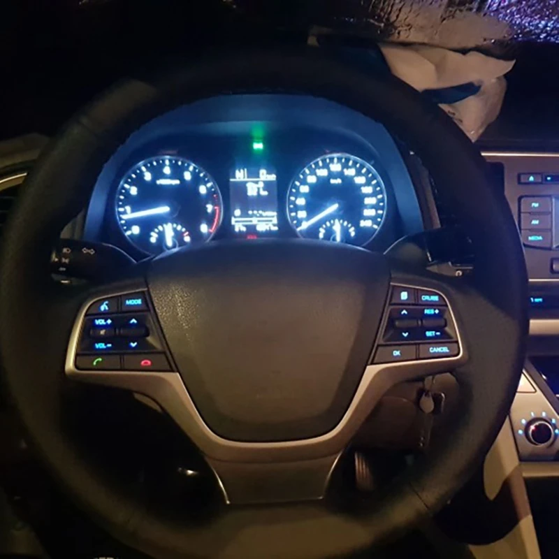

Car Bluetooth Control Button Volume Control Phone Channel Cruise Control Steering Wheel Buttons for Hyundai Elantra 1.6L