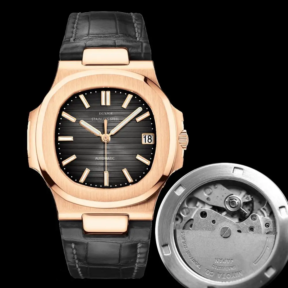 Мужские наручные часы 2020 роскошные ведущей марки мужской японский механизм