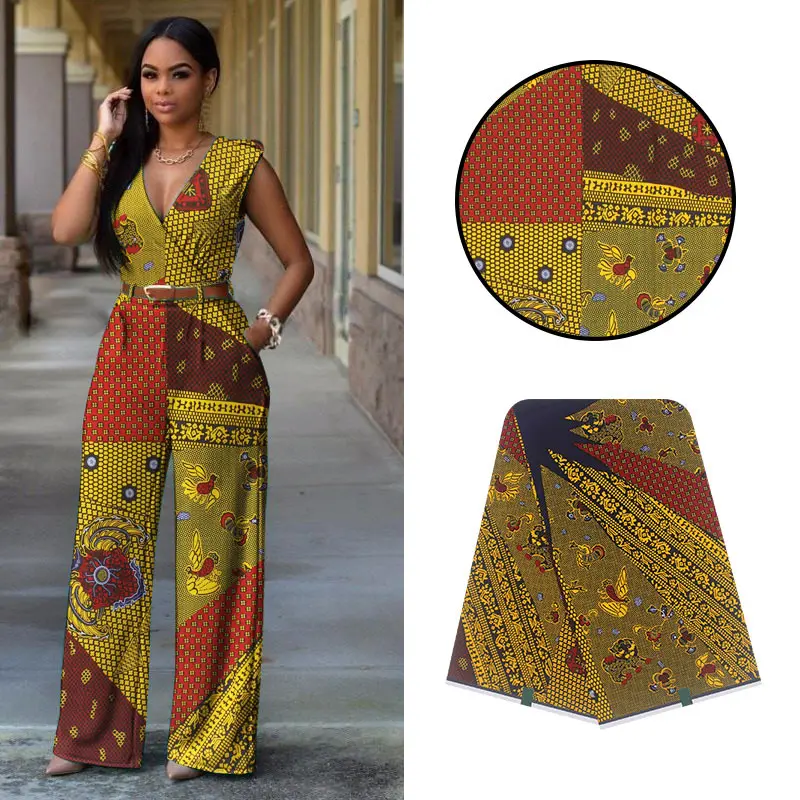 Фиолетовая и белая африканская вощеная ткань принтом настоящая Вощеная