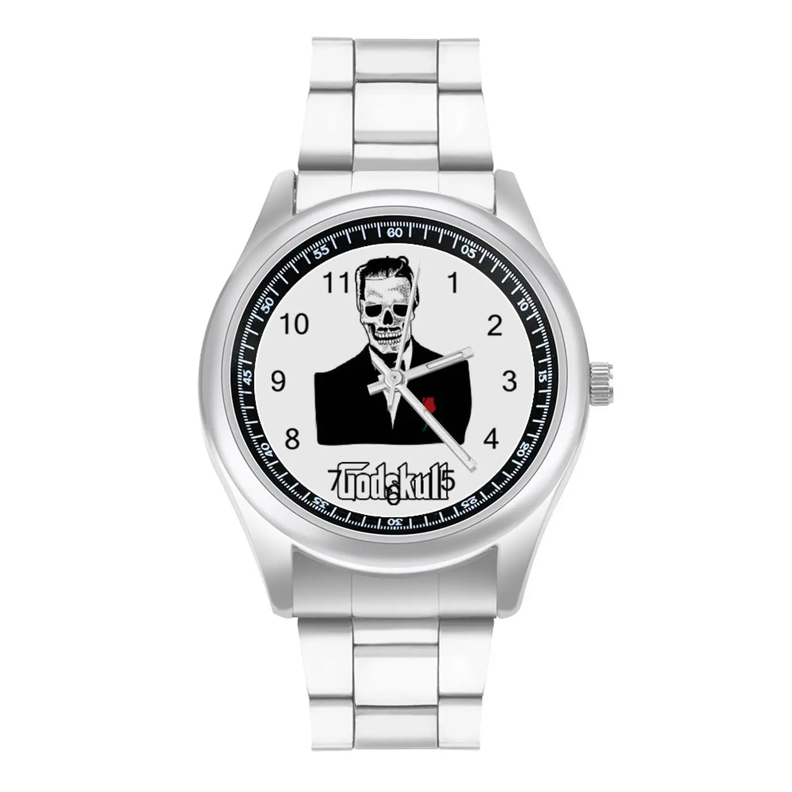 

Кварцевые часы с фотографией крестного отца, классные наручные часы из нержавеющей стали, спортивные наручные часы для мальчиков высокого ...