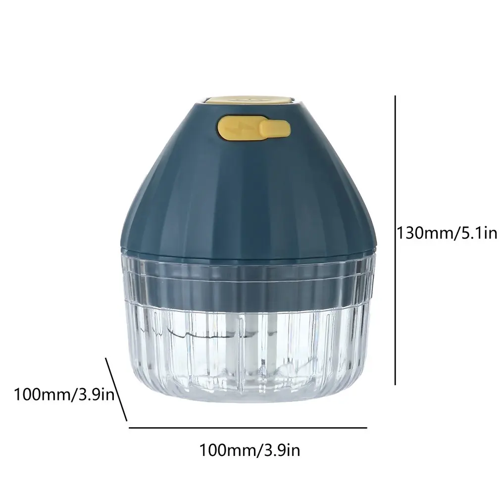 

Electric Mini Garlic Chopper Portable Garlic Cutter Garlic Masher Fruit Vegetable Speedy Chopper Slicer Food Mincer